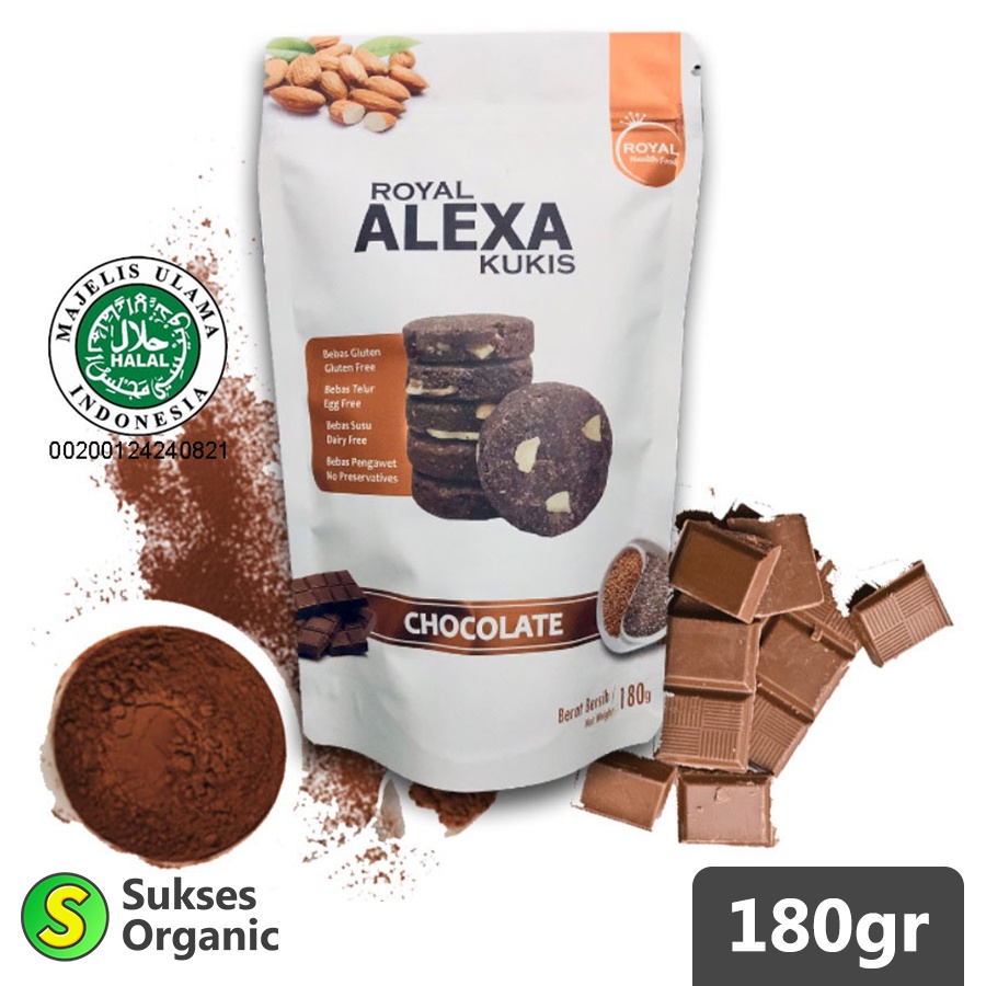 

Goshimastore - Alexa Cookies Almond Coklat Gluten Free 180gr