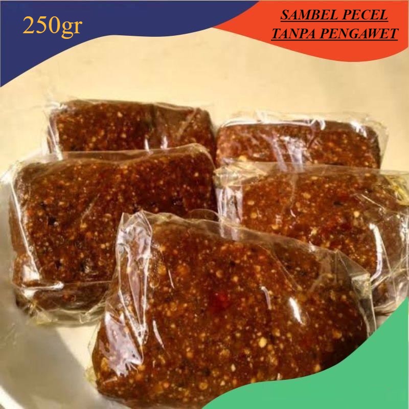 

SAMBEL PECEL 250gr NYONYA SUSI ASLI WONG JOWO SAMBAL PECEL KENTAL ASG