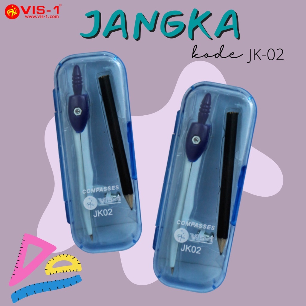 

Jangka Besi Pensil Kayu Vis-1 - JK02