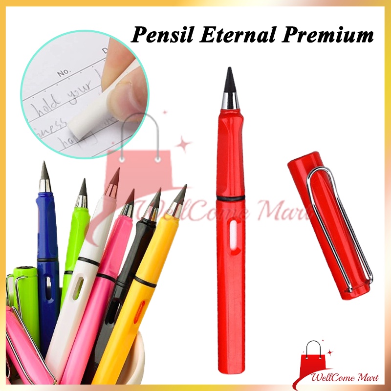 

Pensil Abadi Eternal + Penghapus / Pensil Eternal Plus Eraser / Pensil Eternal Premium / Pensil Tanpa Isi Unlimited