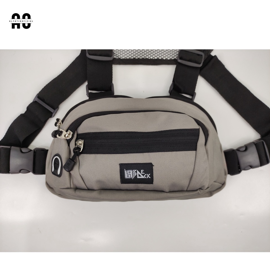 (ao) Tas Dada  Chest Bag dengan Lubang Headset Nevan Baepack / Tas dada kekinian terbaik untuk penge