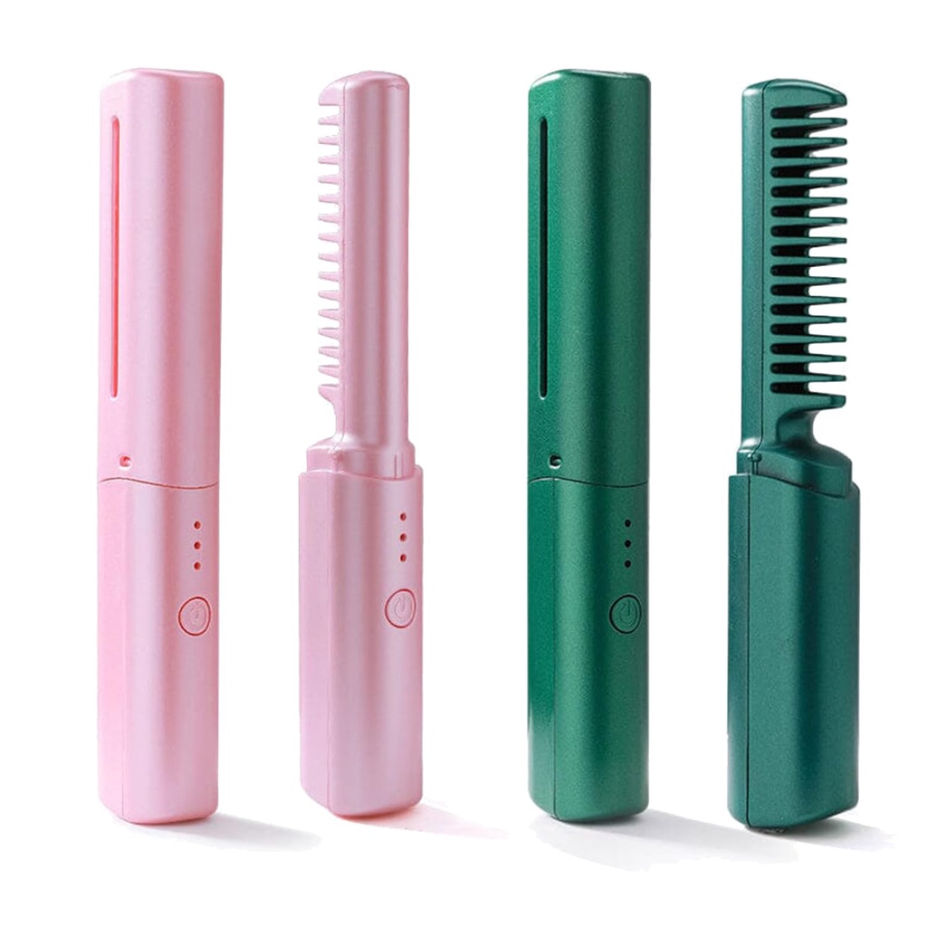 AL SISIR PELURUS RAMBUT WIRELESS + CATOKAN MINI PORTABLE / PORTABEL ELECTRIC HAIR STRAIGHTENER / SIS