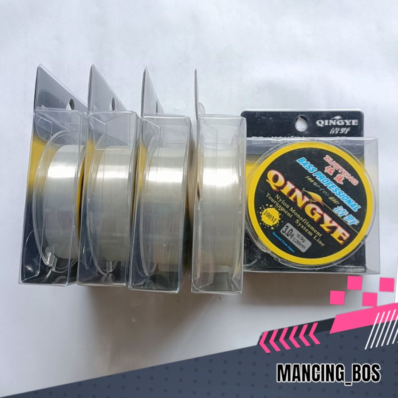 Senar pancing QINGYE 100 meter Kuat dan lembut