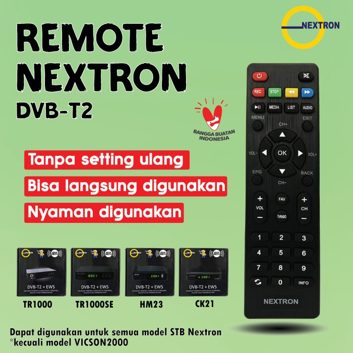 REMOTE NEXTRON DVB-T2