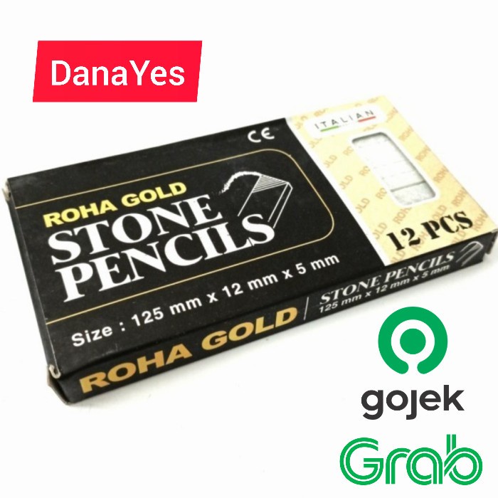 

Kapur Las Bubut Stone Pencil Kapur Penanda Besi Baja 1Kotak 12Pcs Roha