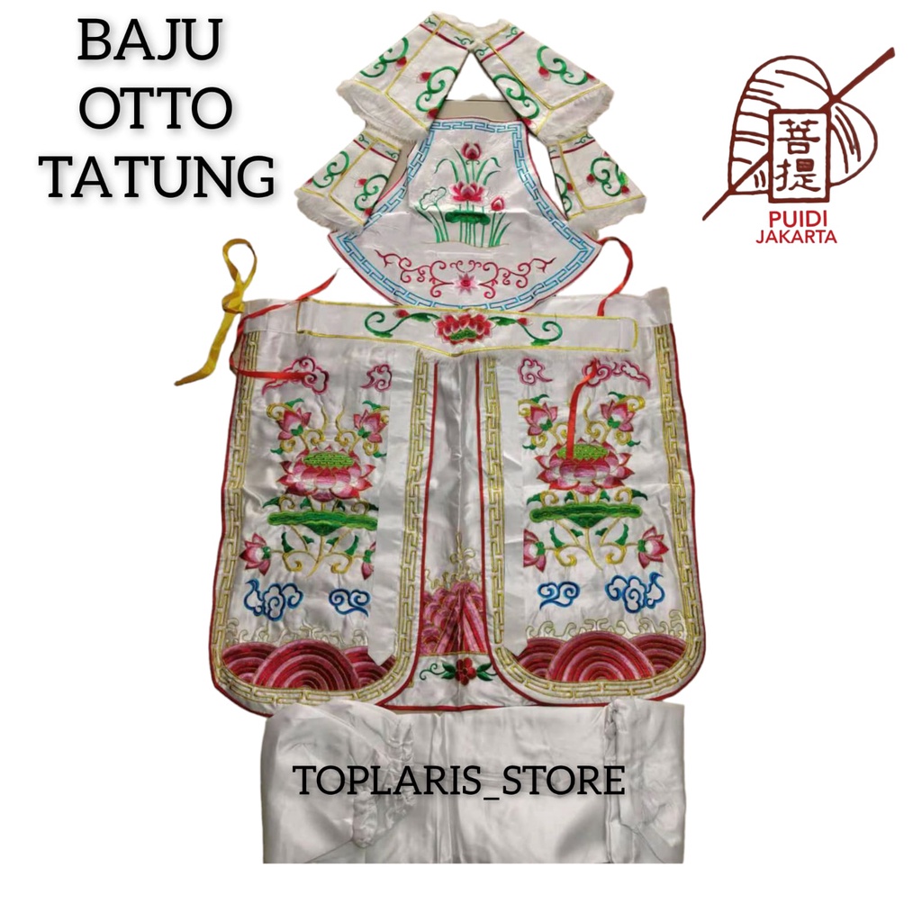 Baju Otto Tatung Set / BAJU TATUNG SET / BAJU SET COSPLAY BORDIR