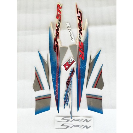 grafik graphic grapik sticer stiker sticker striping body bodi suzuki spin sr 125 tahun 2007 2008 bi