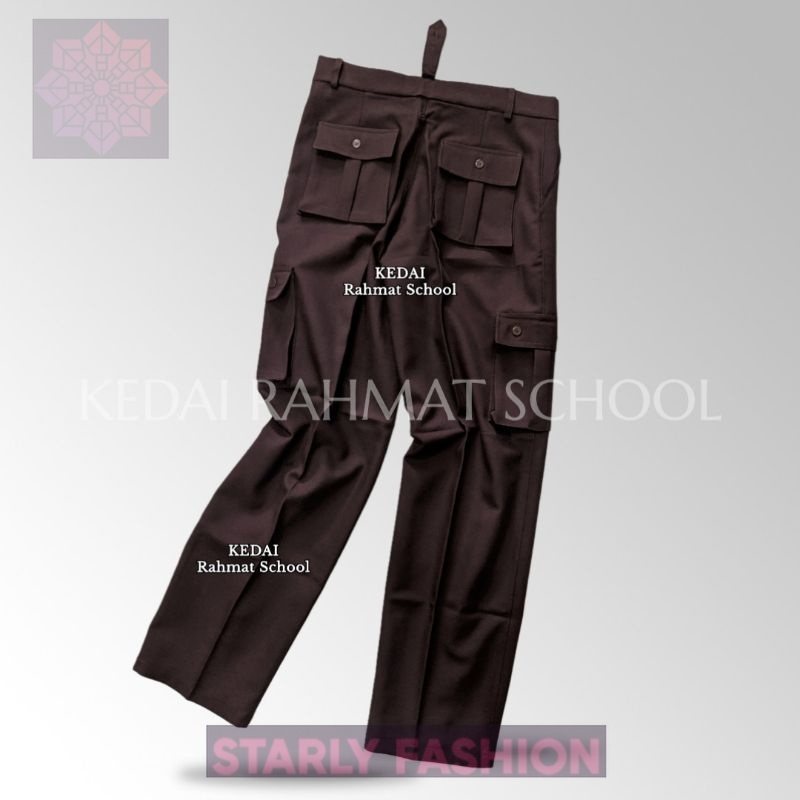 StarlyFashion COD GARANSI Celana Pramuka PDL Lapangan Cargo Rapilo Rafilo Panjang Smp Sma Pembina JU
