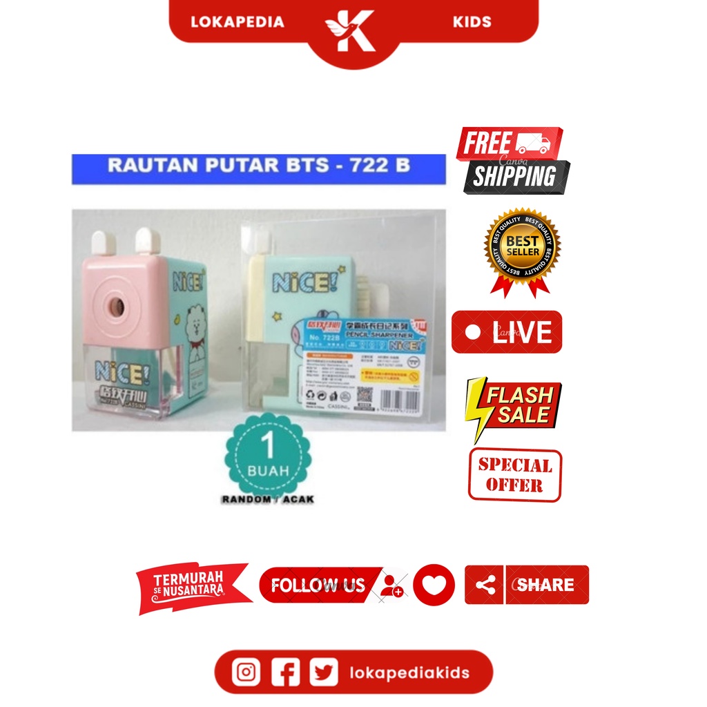 

Serutan Putar KOREA 722B / Rautan Meja Puter
