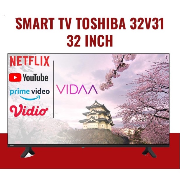Toshiba LED Smart TV 32" Digital DVB-T2 32V31LP 32V31 HDR
