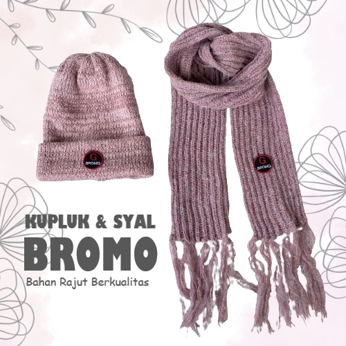 KUPLUK BROMO /  SYAL BROMO Tebal Syal Rajut Hangat Saat Musim hujan