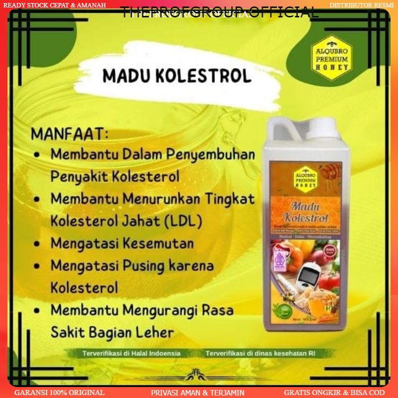 

Madu Al Qubro Kolesterol Atasi Hipertensi Kolesterol dan Sakit Kepala