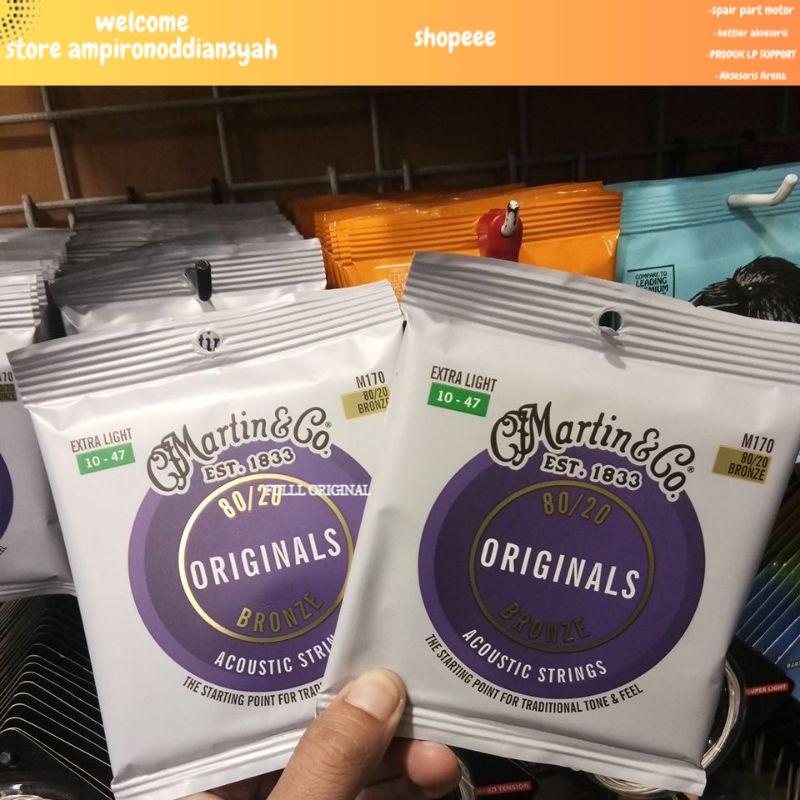 SENAR GITAR MARTIN ORIGINAL EST1833 ORIGINAL REAL