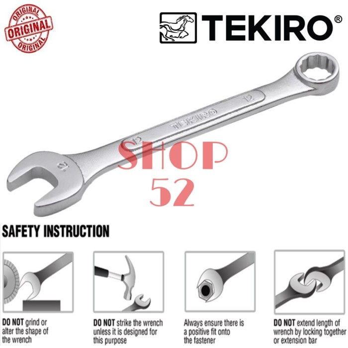 Ready Kunci Ring Pas Tekiro Satuan 34 35 36 38 41 42 46 50 55 60 mm - 35mm