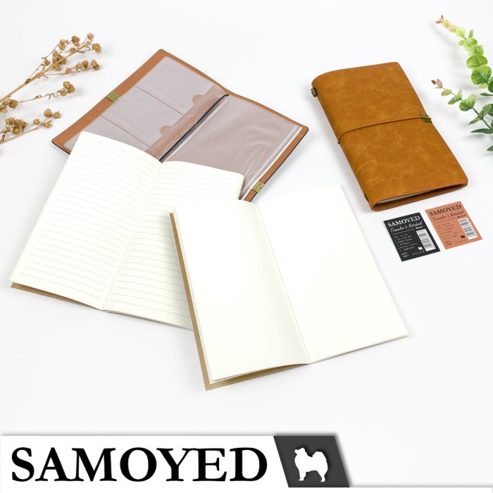 

Buku Catatan / Jurnal / Traveler's Notebook / Journal Samoyed NBTV-L6 - Black
