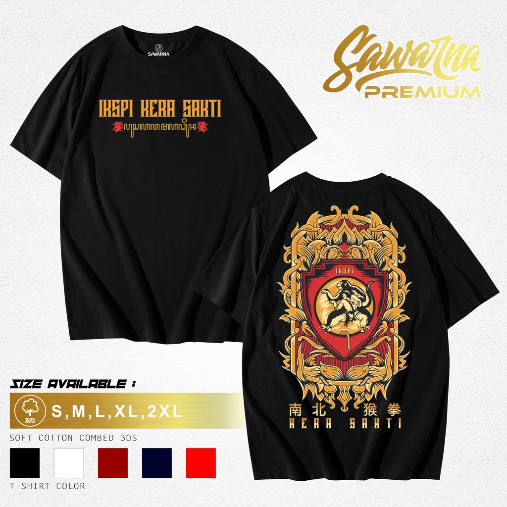 (Kera sakti) T SHIRT ANAK Pasker - PASUKAN KERASAKTI | HANOMAN | KAOS IKSPI KERA SAKTI/KAOS PASKER/K