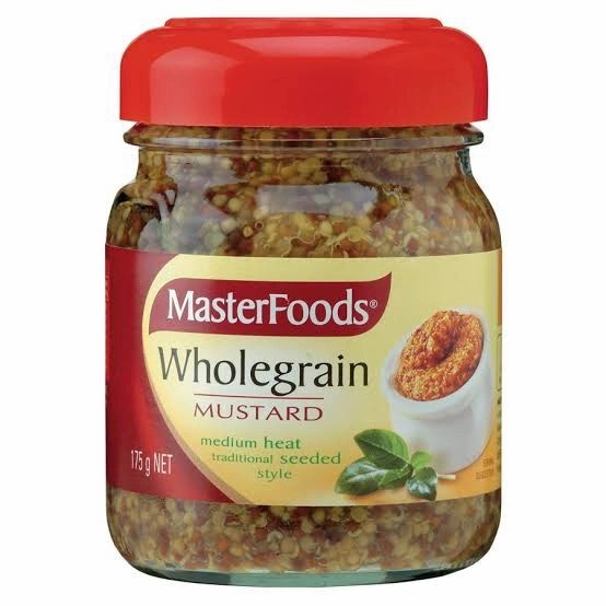

Best Seller- masterfoods wholegrain mustard 175gr
