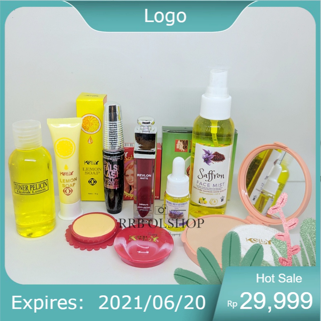 Paket Kecantikan 8in1 Kelly Kosmetik / Paket Kelly Kosmetik / Paket Kecantikan Kelly Kosmetik