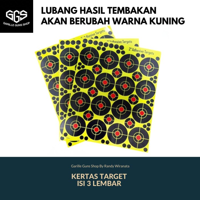 

[STOK TERBATAS] STIKER TARGET SPLATTER PRODUK IMPORT