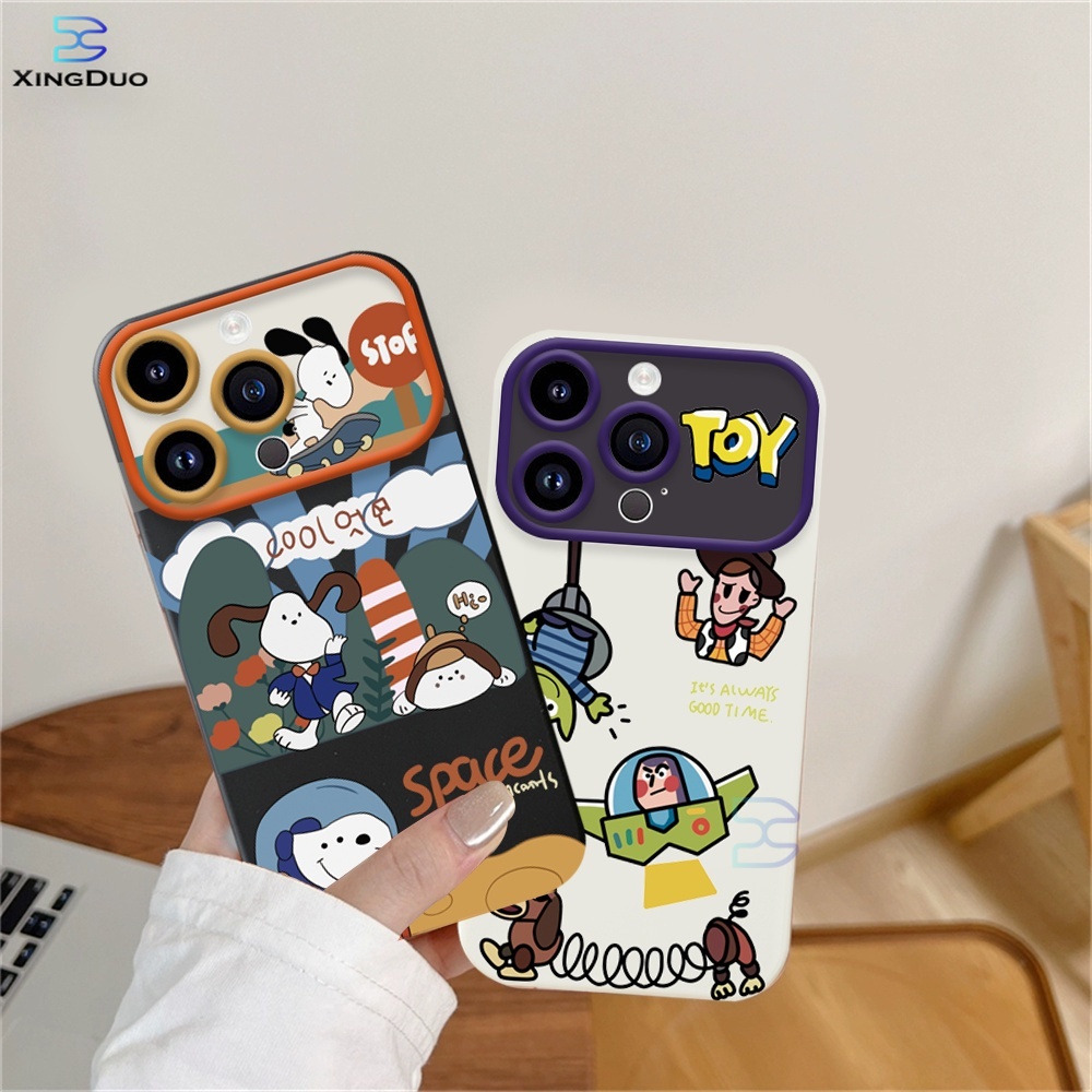 Snoopy Casing IPhone 15 14 Pro Max IPhone13 Pro Max IPhone11 IPhone12 IPhone XS XR XS MAX 6 6S 7 8 P
