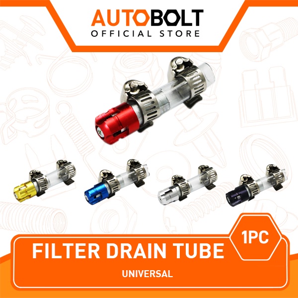 Filter Drain Tube Universal Motor Matic Beat FI Pop Esp Street & Aerox & Spacy Soul GT & X-Ride 115 
