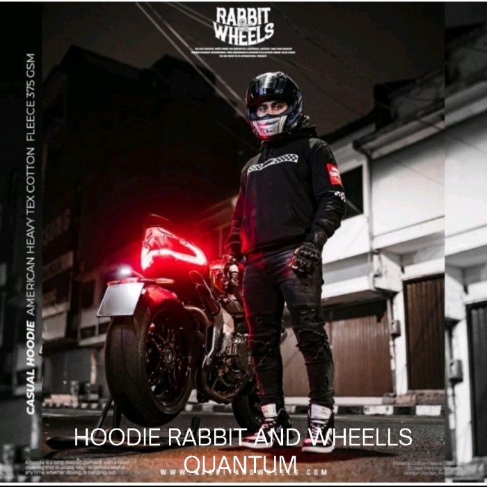 PROMO- HOODIE RABBIT AND WHEELS QUANTUM
