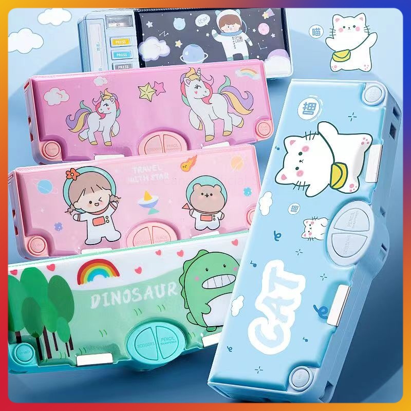 

Tempat pensil multifungsi kartun berkapasitas besar/tempat pensil multifungsi anak/tempat pensil menarik