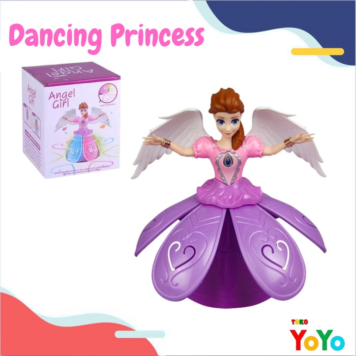 TokoYoyo Mainan Anak Perempuan Boneka Princess Musik Lampu Menari Dancing Kado Anak 3 4 5 6 7 tahun