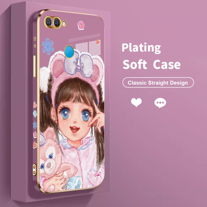 6D Plating Soft Case hp for OPPO A7 A83 A9 2020 A9x A8 kesing hp OPPO A7x AX7 A7n OPOP OPPOA7 OPPOA8