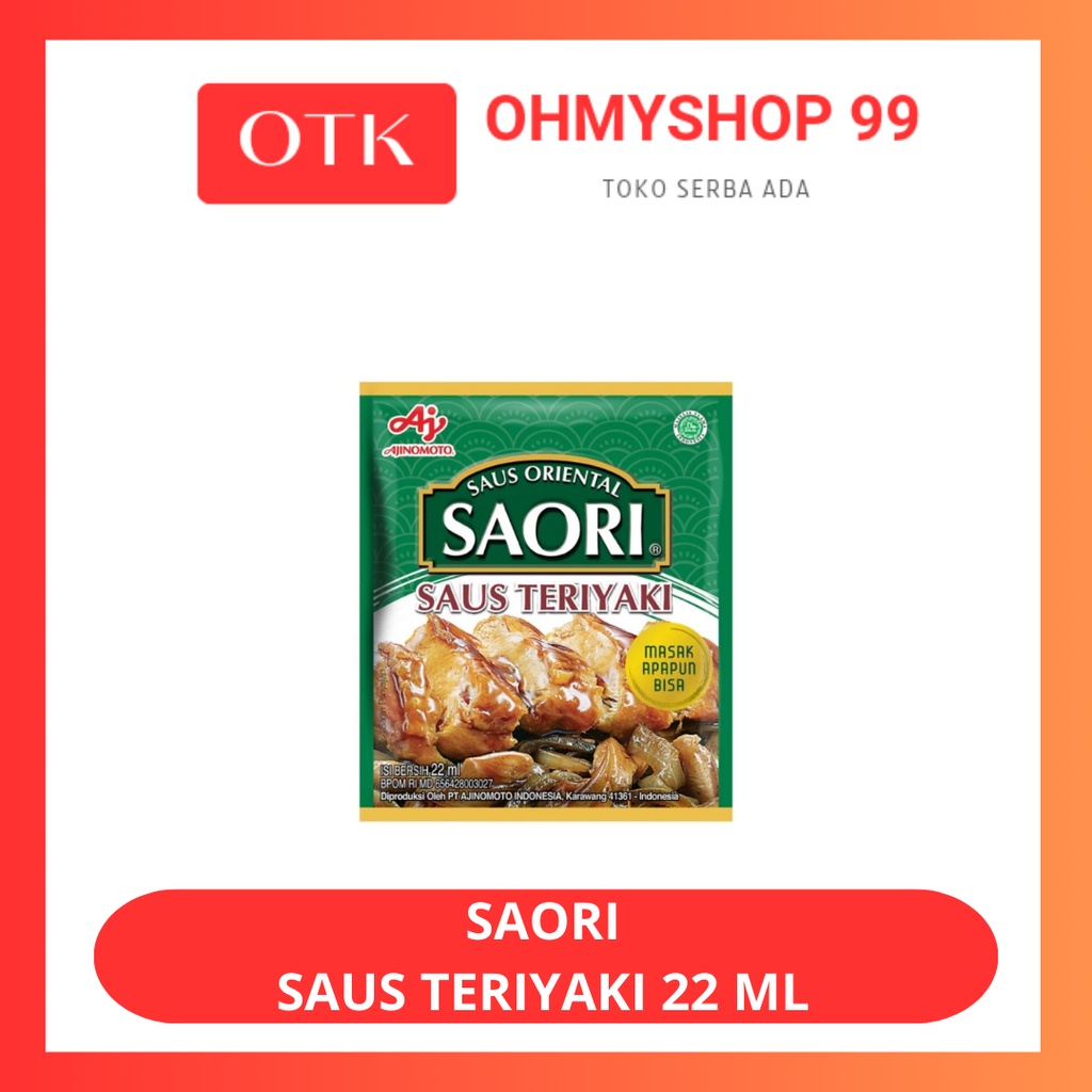 

Saori Saus Teriyaki 22ml x 10pcs