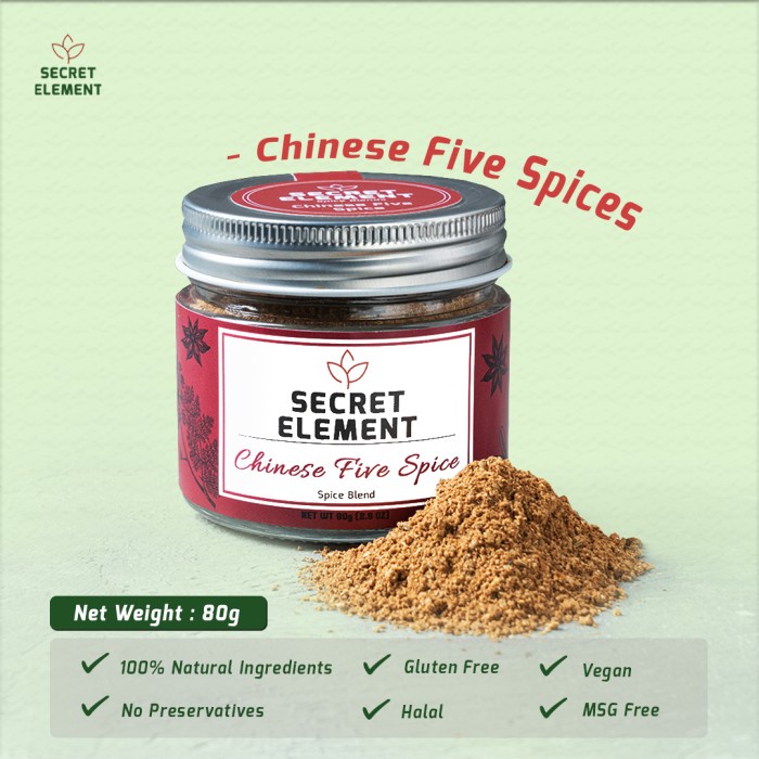 

Chinese Five Spice Blend - Asia Series - Bumbu Ngohiong