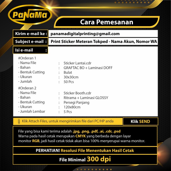Print&Cut Sticker RITRAMA TRANSPARENT, Cetak Stiker Transparan Meteran - TANPA Laminasi