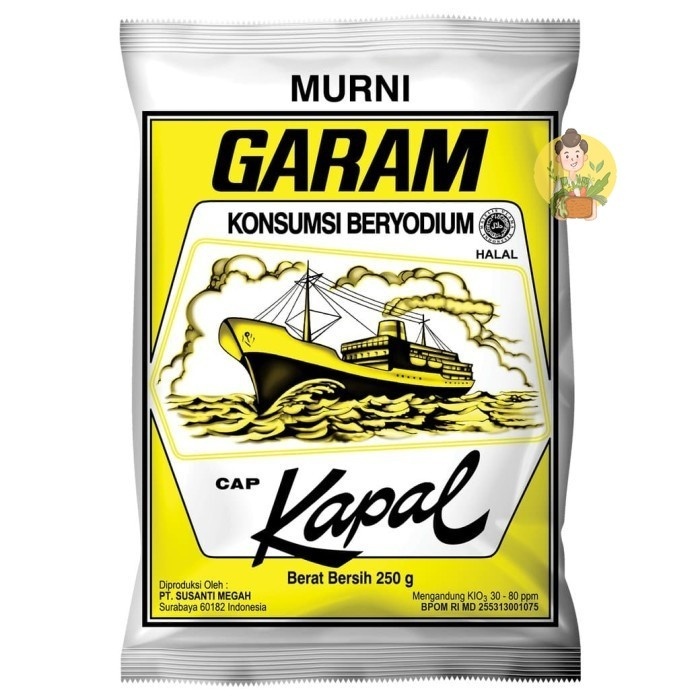 

Garam Beryodium Cap Kapal 250 gr