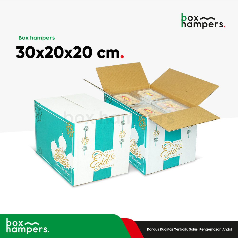 

Box Parcel 30x20x20 (250gr isi 16 toples kotak) Kardus/Parcel/Parcell/Lebaran/Idul Fitri/Fitri/Eid Mubarak/Ied/Eid/Mubarak/box Paket/box Sembako/kuker/kue kering/Hampers/Normal/Tinggi20