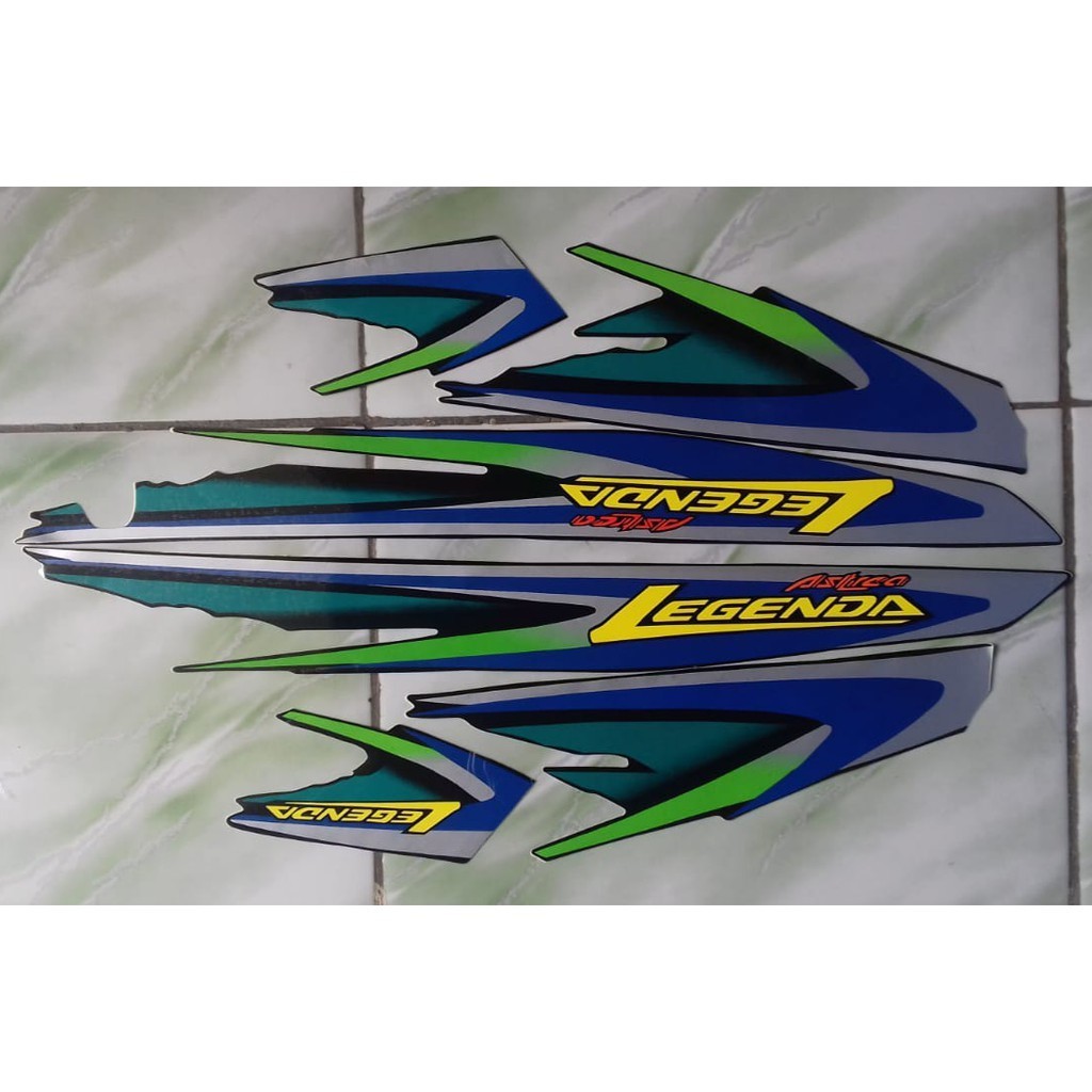 stiker striping lis body honda astrea legenda 1