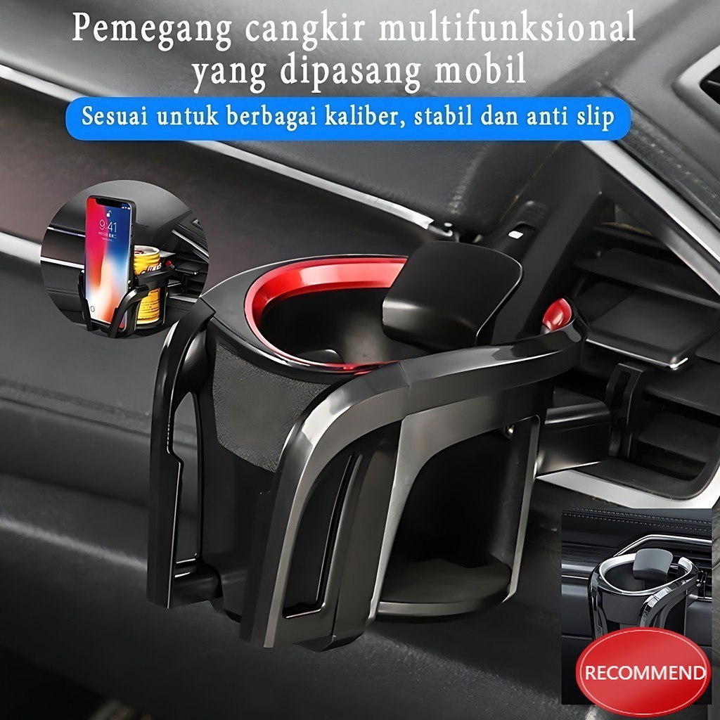 Car Cup Holder Tempat Botol Mobil Hp Cup 2IN1 Car Phone Holder Car Cup Holder Tempat Botol Mobil Hp 