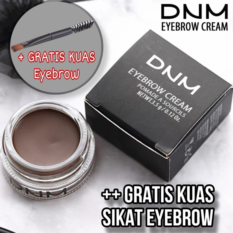 【 no.04# READY STOK】【 ++ Gratis Kuas  】DNM Eyebrow Pomade Gel Long Lasting Beauty Cream Alis Waterpr