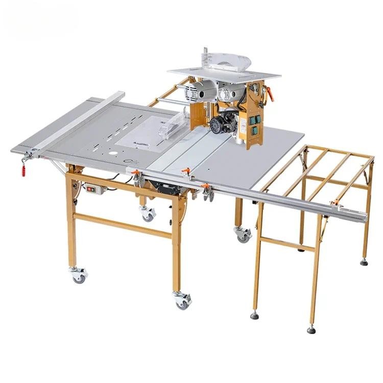 JT-7D Woodworking Sliding Table Saw Stainless Steel Wood Cutting Saws Machine