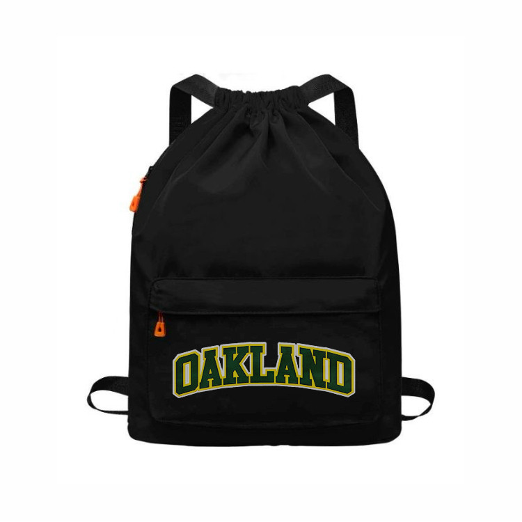 Tas  Punggung Kerut Waterprouf Pria Wanita Motif OAKLAND Tas Distro - Tas Serut
