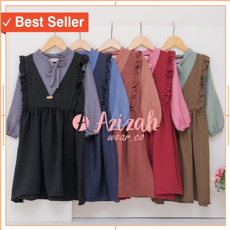 Gamis Anak Murah Cantik Bahan Premium Bagus kekinian /Amira Dress Baju Gamis muslim anak perempuan 1