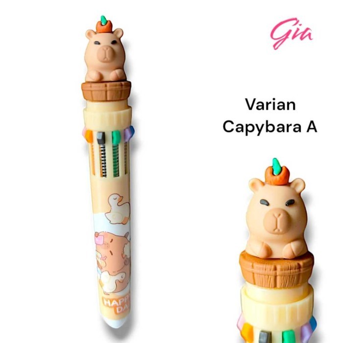 

HS88 PULPEN 10 WARNA CAPYBARA | PEN WARNA WARNI CAPYBARA | CAPIBARA | CAPYBARA | PULPEN WARNA WARNI CAPYBARA | PULPEN CETEK CAPYBARA - CAPYBARA A
