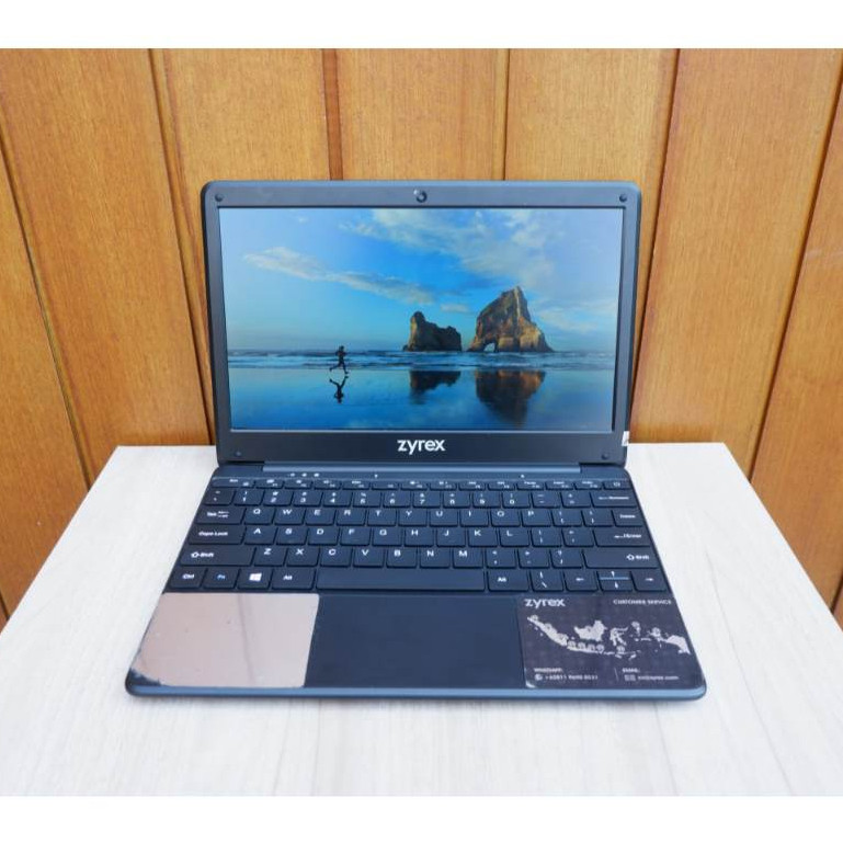 Laptop Zyrex Sky 232 Mini Intel Celeron N4020 Ram 4Gb Ssd 256Gb Emmc 64Gb 17098 Windows slim Laptop 