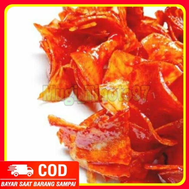 

1kg Keripik singkong doyan balado pedas basah