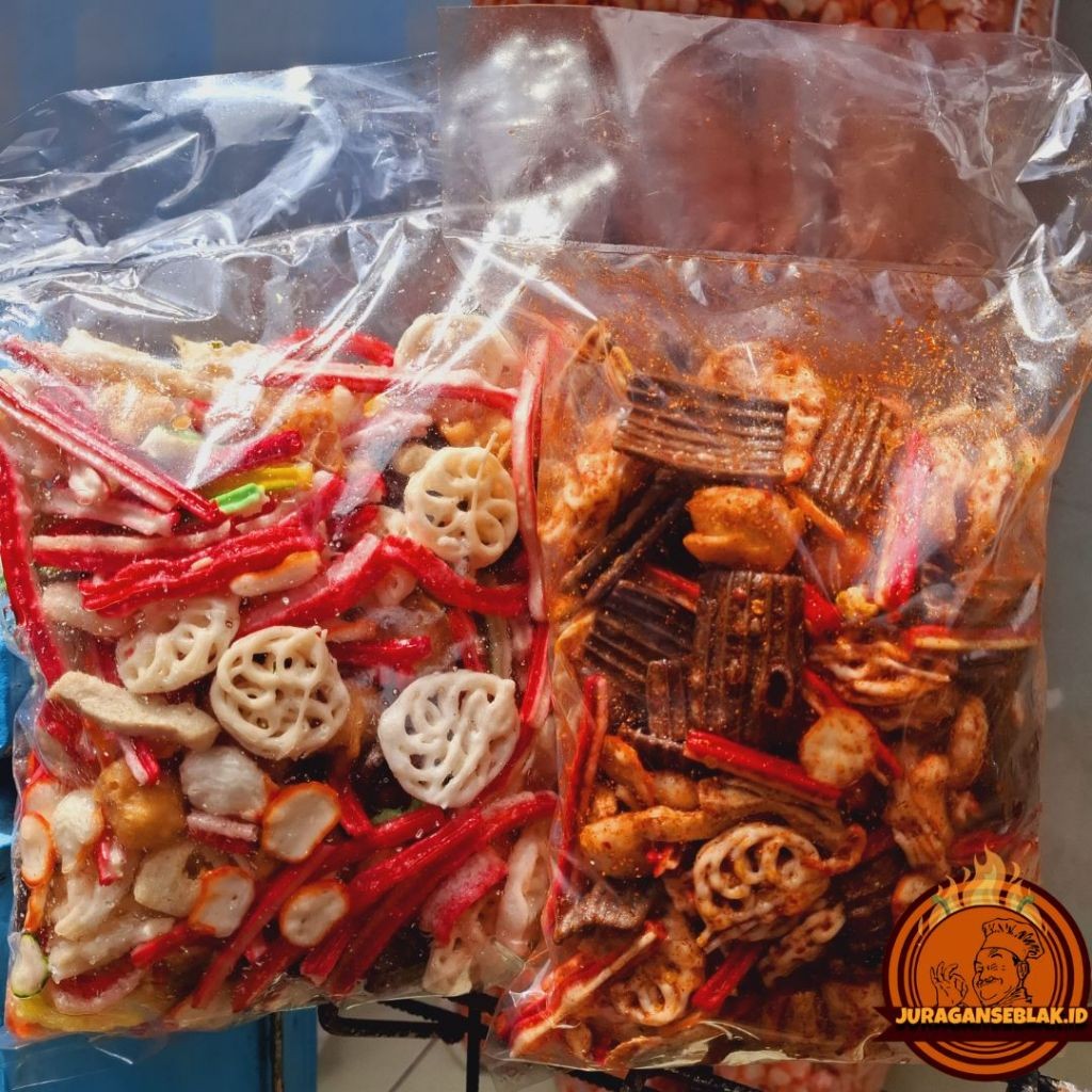 

{ BUNDLE 2PCS MIX PEDAS & ORIGINAL } KRUPUK SEBLAK CAMPUR/MiX JENGKOL/PEDO/BETON/BASRENG/KRIPIKKACA BUMBU CIKRUH PEDAS DAUN JERUK 500grm