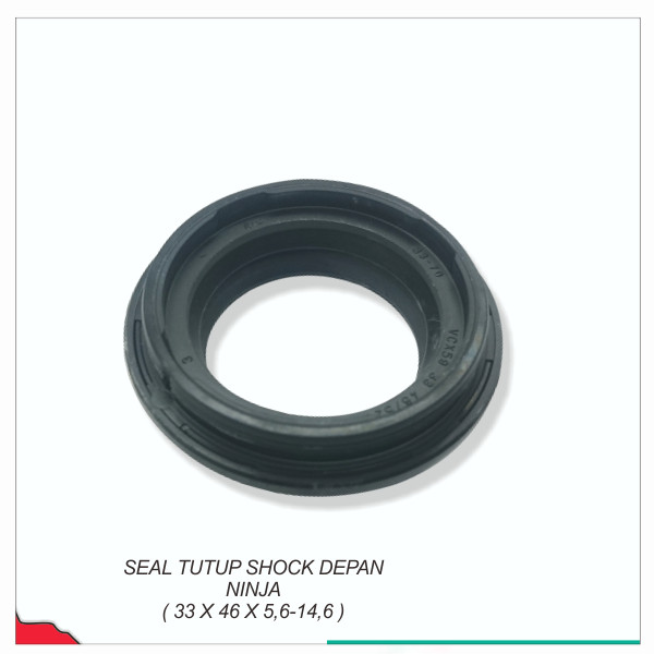 Seal Tutup Shock Depan Ninja  "( 33 X 46 X 5,6-14,6 )"