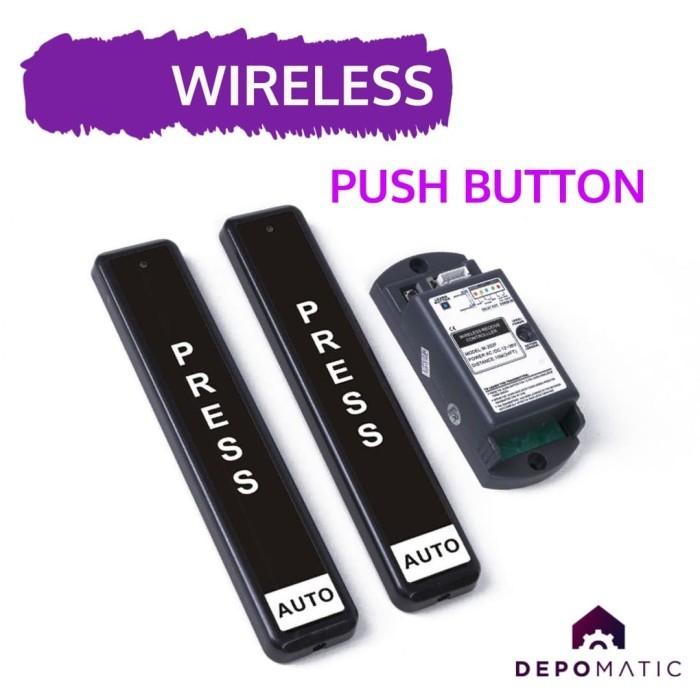 WIRELESS PUSH Button Exit Access Control Automatic Door