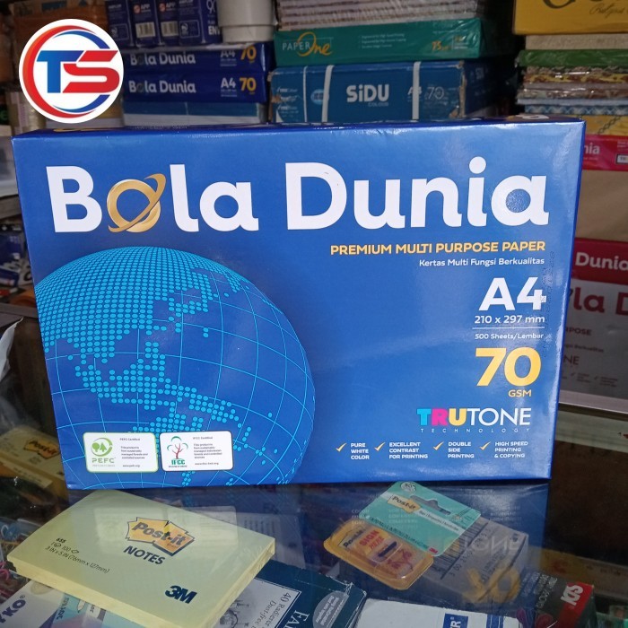 

PRODUK TERLARIS kertas Photo Copy Print HVS copy paper A4 70 gram (1 rim)