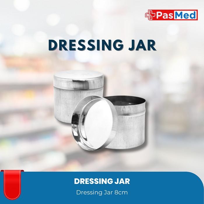 DRESSING JAR 8 CM / TEMPAT KAPAS