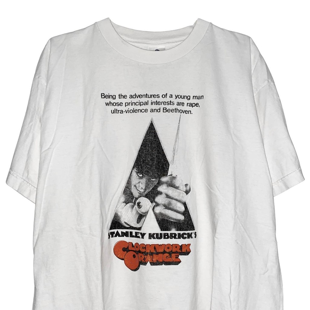 [FREE GIFT] T-Shirt A Clockwork Orange Stanley Kubrick Vintage Retro 24S Baju Film