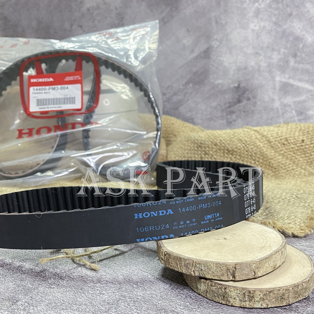 TIMING BELT SABUK TALI MESIN GRAND CIVIC LX 14400-PM3-004 ORI